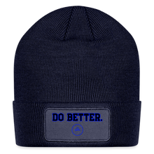 Load image into Gallery viewer, Do Better Patch Beanie - navy
