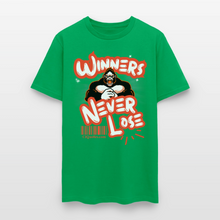 Load image into Gallery viewer, Winners Never Lose T-Shirt - bright green
