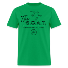 Load image into Gallery viewer, GOAT Unisex Classic T-Shirt (Black Print) - bright green

