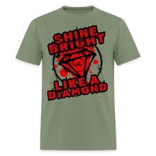 Load image into Gallery viewer, Shine Bright T-Shirt - military green
