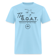 Load image into Gallery viewer, GOAT Unisex Classic T-Shirt (Black Print) - powder blue
