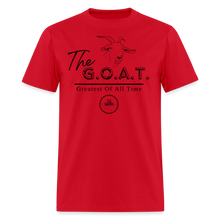 Load image into Gallery viewer, GOAT Unisex Classic T-Shirt (Black Print) - red

