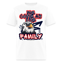 Load image into Gallery viewer, Family 1 T-Shirt (Navy Blue Base) - white
