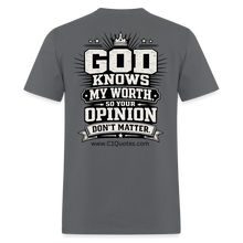 Load image into Gallery viewer, God Knows T-Shirt - charcoal
