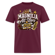 Load image into Gallery viewer, Magnolia AllStars Parent T-Shirt - burgundy
