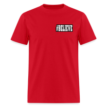 Load image into Gallery viewer, Believe T-Shirt (Black Outline) - red
