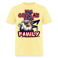 Load image into Gallery viewer, Family 1 T-Shirt (Navy Blue Base) - cornsilk
