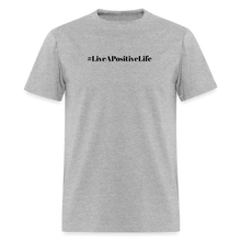 Load image into Gallery viewer, Positive Vibes T-Shirt (Gray Outline) - heather gray

