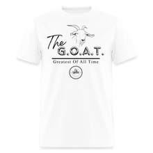 Load image into Gallery viewer, GOAT Unisex Classic T-Shirt (Black Print) - white
