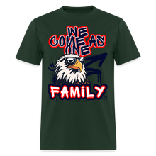 Load image into Gallery viewer, Family 1 T-Shirt (Navy Blue Base) - forest green

