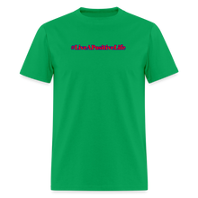 Load image into Gallery viewer, Positive Life T-Shirt (Red, White, &amp; Blue) - bright green
