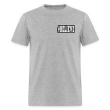 Load image into Gallery viewer, Believe T-Shirt (Black Outline) - heather gray
