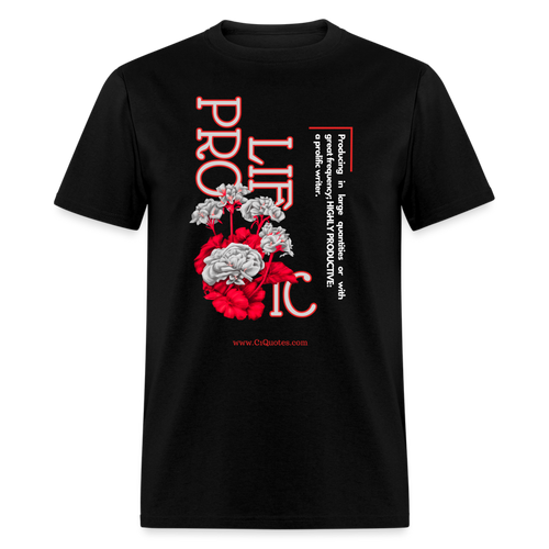 Prolific Unisex T-Shirt - black