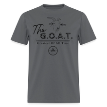 Load image into Gallery viewer, GOAT Unisex Classic T-Shirt (Black Print) - charcoal
