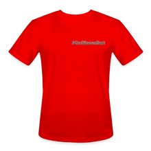 Load image into Gallery viewer, God Knows Best Moisture Wicking Performance T-Shirt - red
