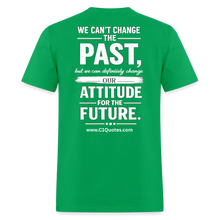 Load image into Gallery viewer, Change Your Attitude T-Shirt - bright green
