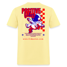 Load image into Gallery viewer, Positive Life T-Shirt (Red, White, &amp; Blue) - cornsilk

