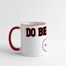 Load image into Gallery viewer, Do Better Panoramic Mug (Red Print) - white/red
