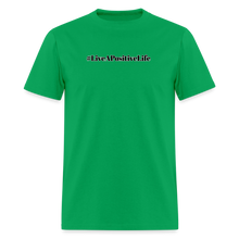 Load image into Gallery viewer, Positive Vibes T-Shirt (Gray Outline) - bright green
