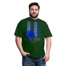 Load image into Gallery viewer, Courage Unisex T-Shirt - forest green
