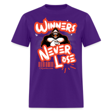 Load image into Gallery viewer, Winners Never Lose T-Shirt - purple
