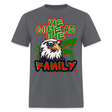 Load image into Gallery viewer, Family 2 T-Shirt (Green Accent) - charcoal
