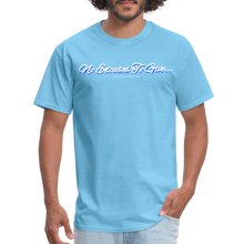 Load image into Gallery viewer, No Excuses To Give Unisex Classic T-Shirt - aquatic blue
