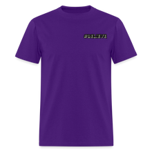 Load image into Gallery viewer, Believe T-Shirt (White Outline) - purple

