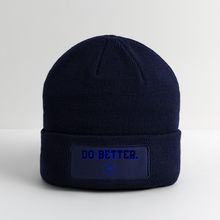 Load image into Gallery viewer, Do Better Patch Beanie - navy
