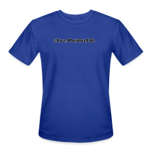 Load image into Gallery viewer, Positive Vibes Moisture Wicking Performance T-Shirt - royal blue
