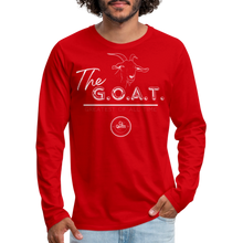 Load image into Gallery viewer, The GOAT Premium Long Sleeve T-Shirt - red
