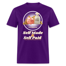 Load image into Gallery viewer, Saving &amp; Investing Unisex Classic T-Shirt - purple
