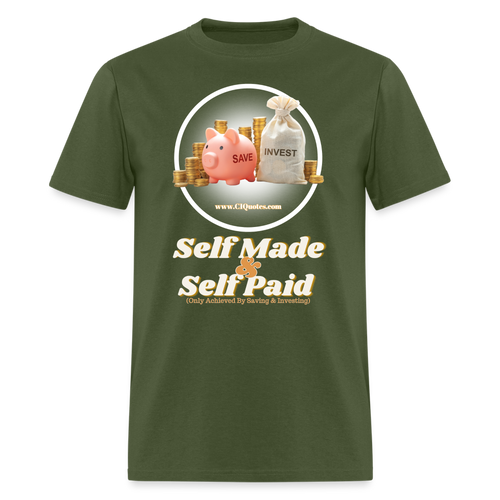 Saving & Investing Unisex Classic T-Shirt - military green