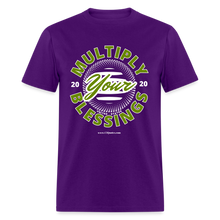 Load image into Gallery viewer, Multiply Unisex Classic T-Shirt (White Outline) - purple
