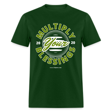 Load image into Gallery viewer, Multiply Unisex Classic T-Shirt (White Outline) - forest green
