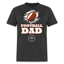 Load image into Gallery viewer, Football Dad Unisex Classic T-Shirt (White Background) - heather black
