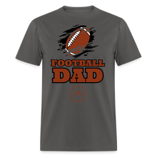 Load image into Gallery viewer, Football Dad Unisex Classic T-Shirt (Black Background) - charcoal
