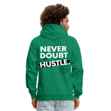 Load image into Gallery viewer, Never Doubt Hoodie (White Print) - kelly green
