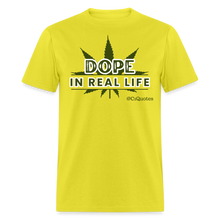 Load image into Gallery viewer, Dope Unisex Classic T-Shirt (White Outline) - yellow
