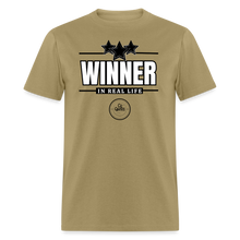 Load image into Gallery viewer, Winner Unisex Classic T-Shirt (Black Outline) - khaki
