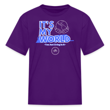 Load image into Gallery viewer, My World Kids&#39; T-Shirt - purple
