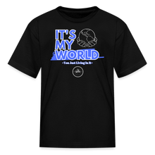 Load image into Gallery viewer, My World Kids&#39; T-Shirt - black
