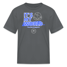Load image into Gallery viewer, My World Kids&#39; T-Shirt - charcoal

