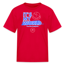 Load image into Gallery viewer, My World Kids&#39; T-Shirt - red
