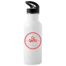 Load image into Gallery viewer, Learn Water Bottle - white
