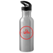 Load image into Gallery viewer, Learn Water Bottle - silver
