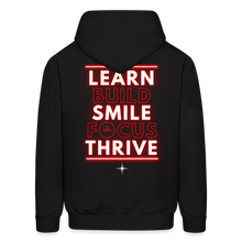 Load image into Gallery viewer, Learn Build Men&#39;s Hoodie - black
