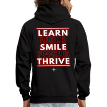 Load image into Gallery viewer, Learn Build Men&#39;s Hoodie - black
