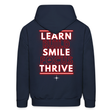 Load image into Gallery viewer, Learn Build Men&#39;s Hoodie - navy
