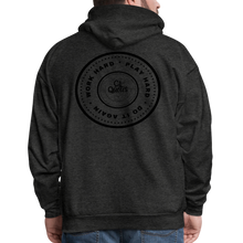 Load image into Gallery viewer, Work Hard Play Hard Men&#39;s Hoodie - charcoal grey
